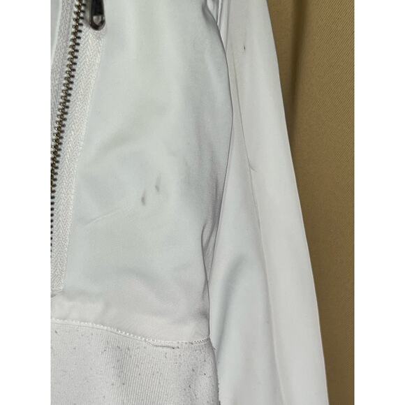 KF/KaufmanFranco Collective White Cropped Faux Fur Collar Jacket XS - Picture 6 of 14